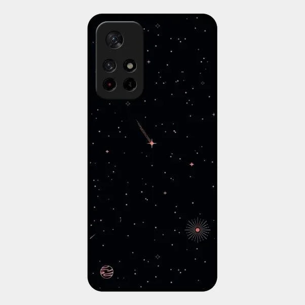 Celestial Design Glossy Metal Case Cover For Redmi Note 11T 5G