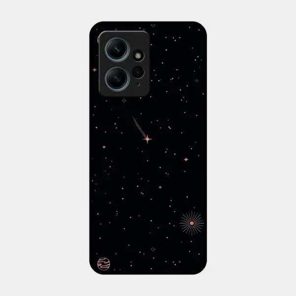 Celestial Design Glossy Metal Case Cover For Redmi Note 12 4G