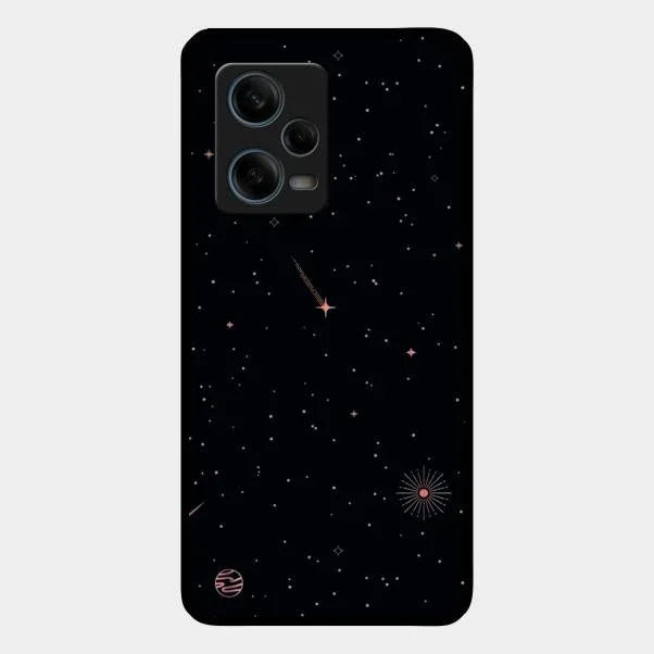 Celestial Design Glossy Metal Case Cover For Redmi Note 12 Pro Plus 5G