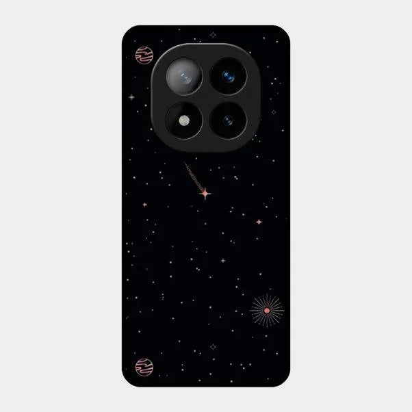 Celestial Design Glossy Metal Case Cover For Redmi Note 14 Pro Plus 5G