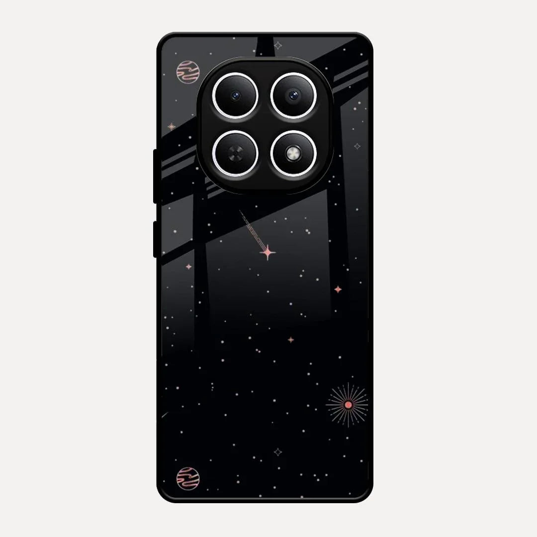 Celestial Design Glossy Metal Case Cover For Redmi Note 15 5G