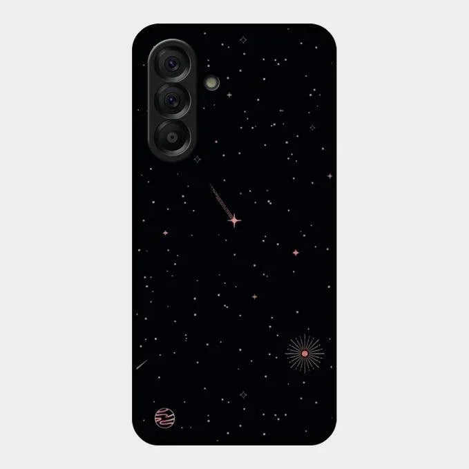 Celestial Design Glossy Metal Case Cover For Samsung Galaxy A17 5G
