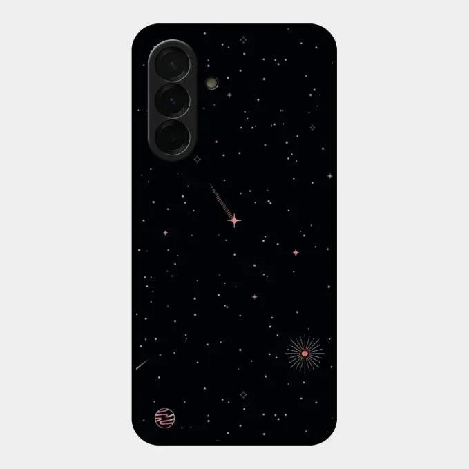 Celestial Design Glossy Metal Case Cover For Samsung Galaxy A36 5G