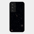 Celestial Design Glossy Metal Case Cover For Samsung Galaxy A54 5G