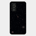 Celestial Design Glossy Metal Case Cover For Samsung Galaxy F23 5G