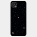 Celestial Design Glossy Metal Case Cover For Samsung Galaxy F42 5G