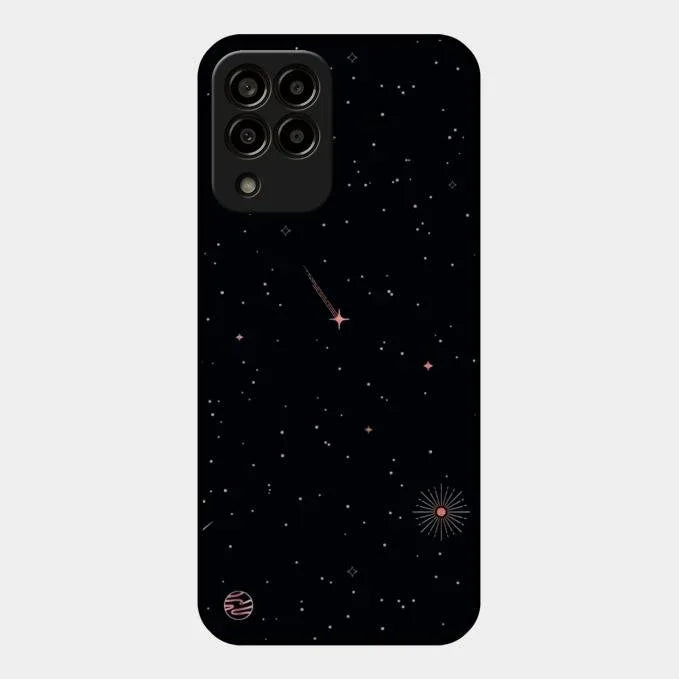 Celestial Design Glossy Metal Case Cover For Samsung Galaxy M33 5G