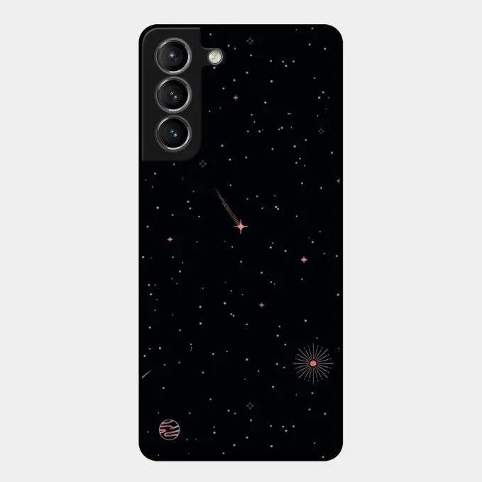 Celestial Design Glossy Metal Case Cover For Samsung Galaxy S21 Plus