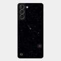 Celestial Design Glossy Metal Case Cover For Samsung Galaxy S21