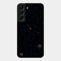 Celestial Design Glossy Metal Case Cover For Samsung Galaxy S22 5G