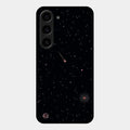 Celestial Design Glossy Metal Case Cover For Samsung Galaxy S23 5G