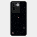 Celestial Design Glossy Metal Case Cover For Vivo T2 Pro 5G