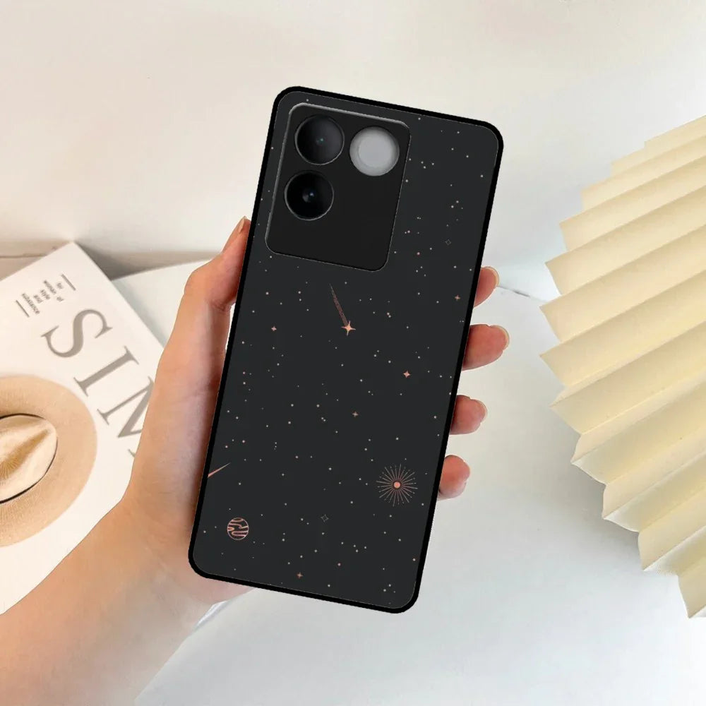 Celestial Design Glossy Metal Case Cover For Vivo - ShopOnCliQ