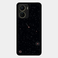 Celestial Design Glossy Metal Case Cover For Vivo T2X 5G