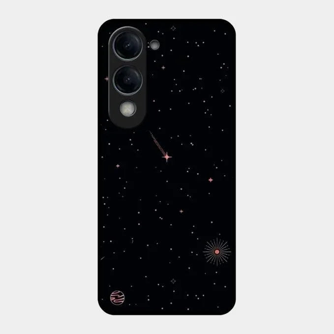 Celestial Design Glossy Metal Case Cover For Vivo T4 Lite 5G
