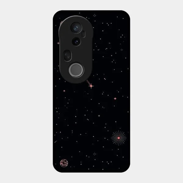 Celestial Design Glossy Metal Case Cover For Vivo T4 Ultra 5G