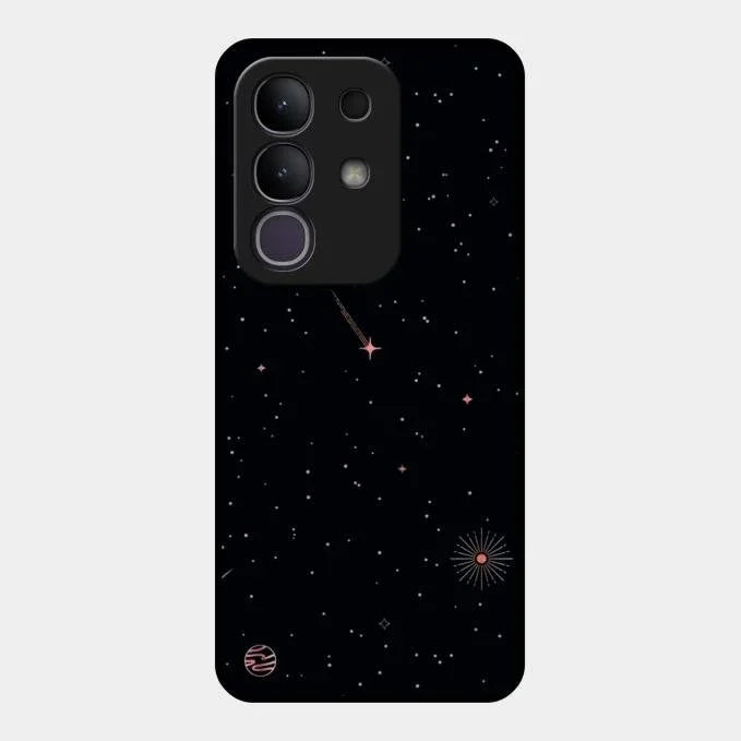 Celestial Design Glossy Metal Case Cover For Vivo T4X 5G