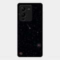 Celestial Design Glossy Metal Case Cover For Vivo V25 Pro 5G