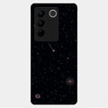Celestial Design Glossy Metal Case Cover For Vivo V27 5G
