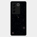 Celestial Design Glossy Metal Case Cover For Vivo V27 Pro 5G