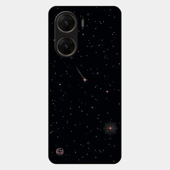 Celestial Design Glossy Metal Case Cover For Vivo V29E 5G