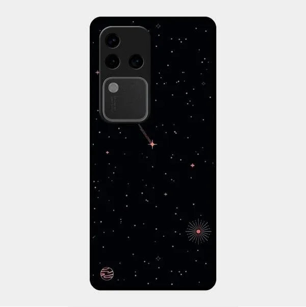 Celestial Design Glossy Metal Case Cover For Vivo V30 Pro 5G