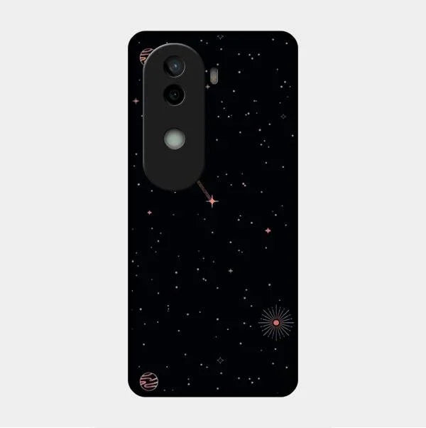 Celestial Design Glossy Metal Case Cover For Vivo V40E 5G