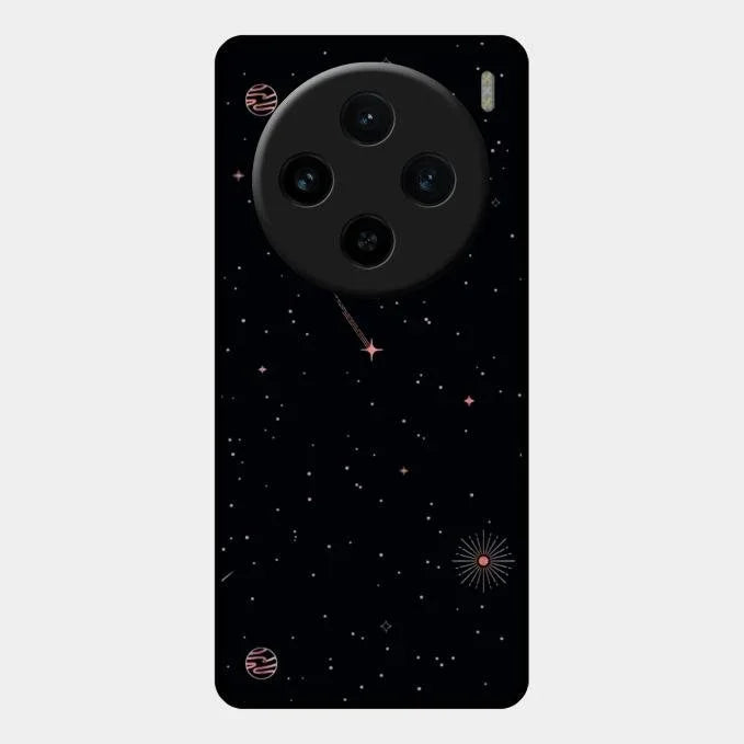 Celestial Design Glossy Metal Case Cover For Vivo X100 5G