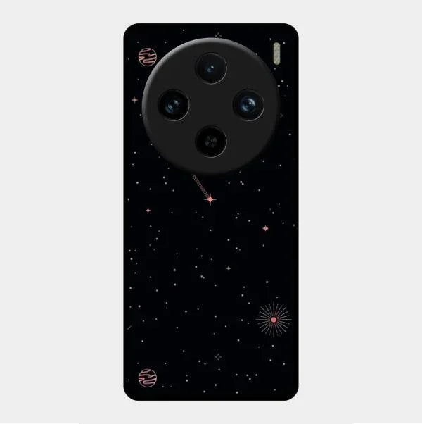 Celestial Design Glossy Metal Case Cover For Vivo X100 Pro 5G