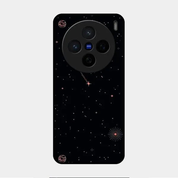 Celestial Design Glossy Metal Case Cover For Vivo X200 5G