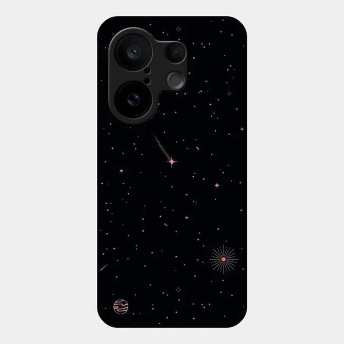 Celestial Design Glossy Metal Case Cover For Vivo X200 Fe 5G