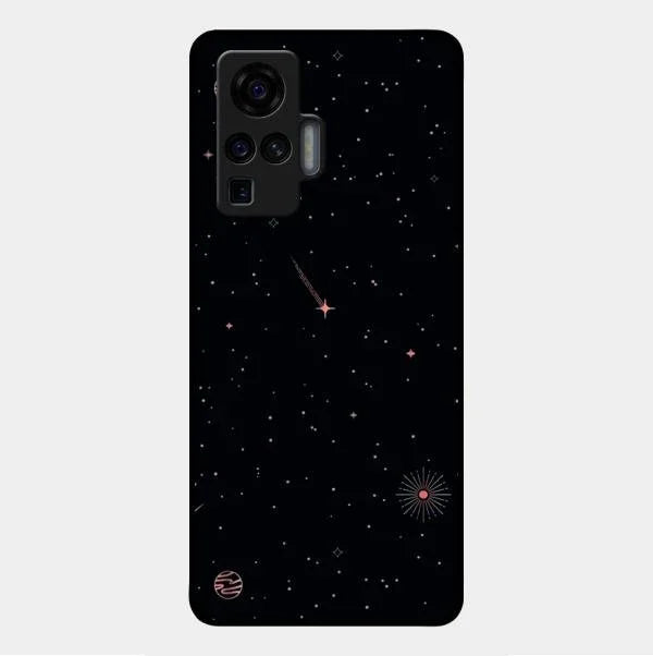 Celestial Design Glossy Metal Case Cover For Vivo X50 Pro 5G