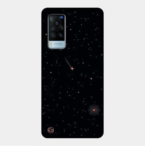 Celestial Design Glossy Metal Case Cover For Vivo X60 5G