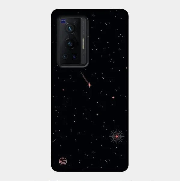 Celestial Design Glossy Metal Case Cover For Vivo X70 Pro 5G