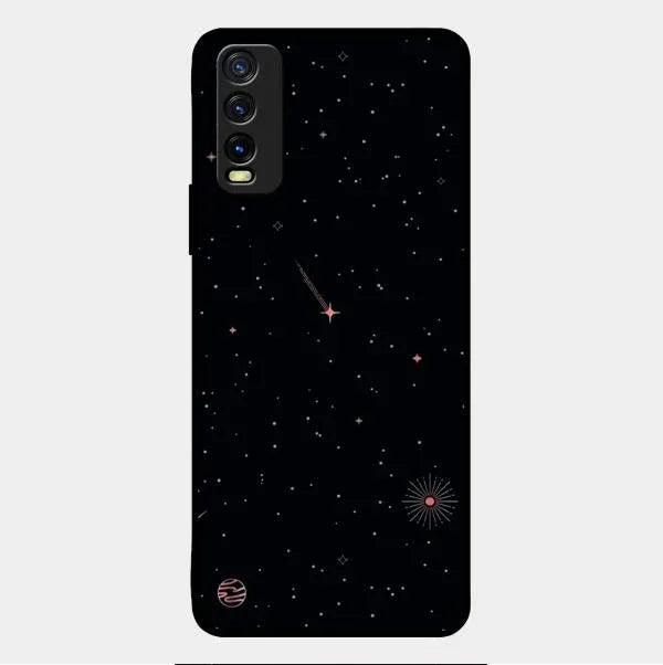 Celestial Design Glossy Metal Case Cover For Vivo Y12G