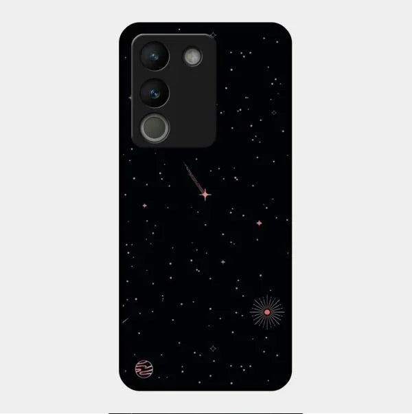 Celestial Design Glossy Metal Case Cover For Vivo Y200 5G