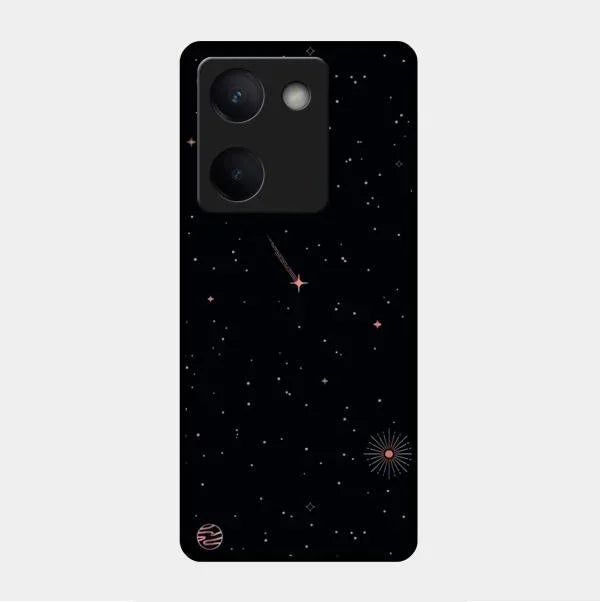 Celestial Design Glossy Metal Case Cover For Vivo Y200 Pro 5G