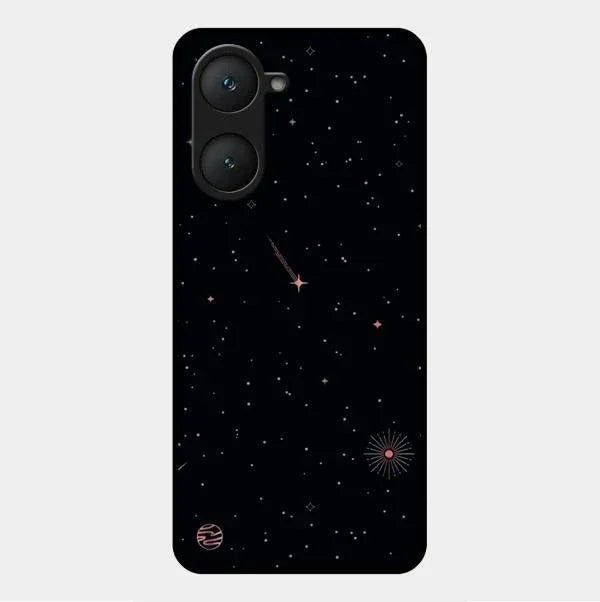 Celestial Design Glossy Metal Case Cover For Vivo Y28E 5G