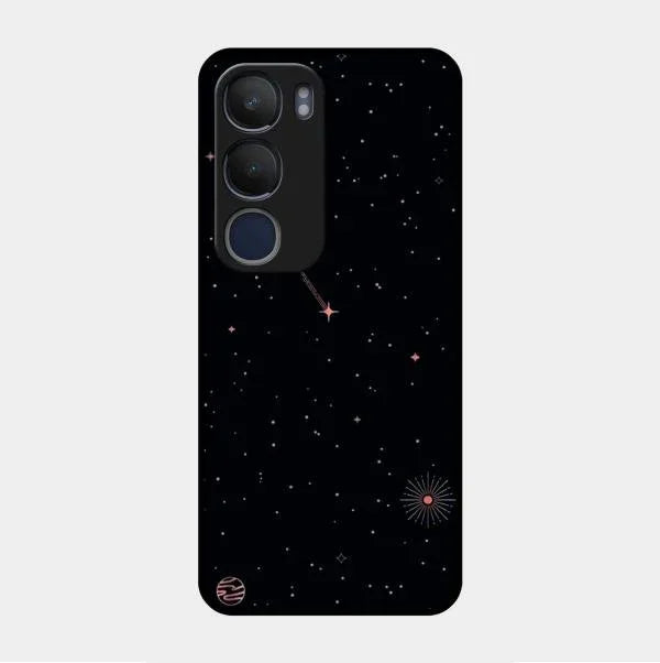 Celestial Design Glossy Metal Case Cover For Vivo Y29 5G