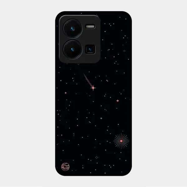 Celestial Design Glossy Metal Case Cover For Vivo Y35