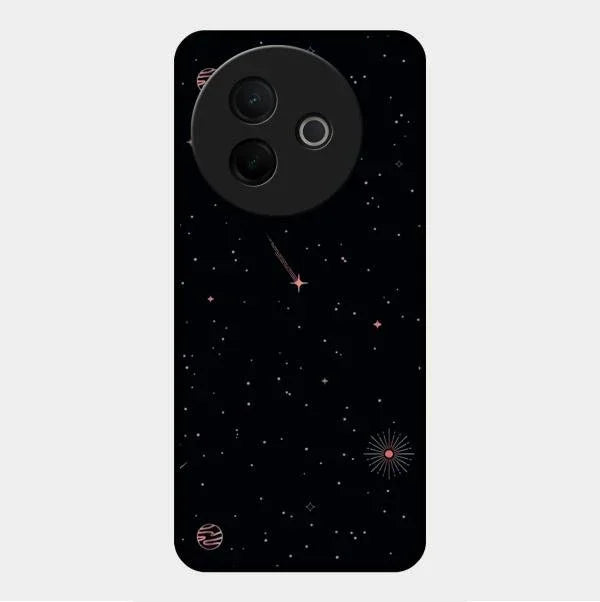 Celestial Design Glossy Metal Case Cover For Vivo Y39 5G