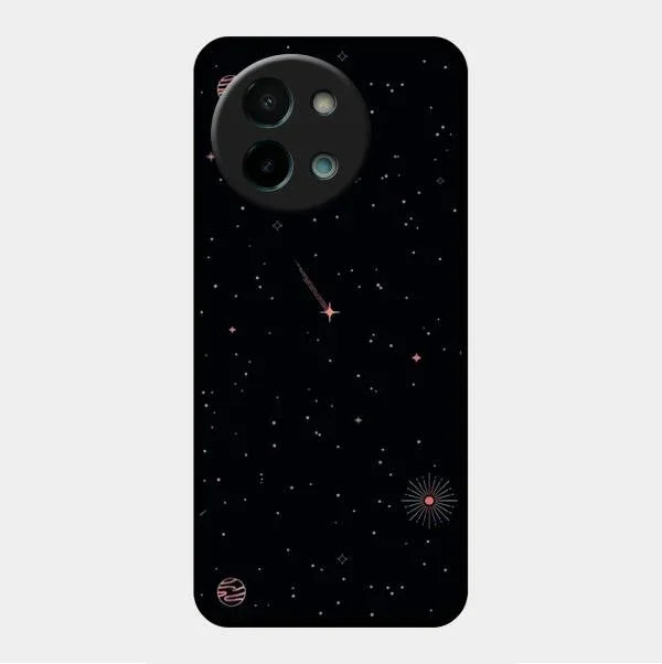 Celestial Design Glossy Metal Case Cover For Vivo Y58 5G