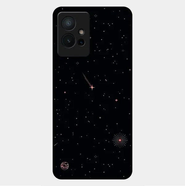 Celestial Design Glossy Metal Case Cover For Vivo Y75 5G