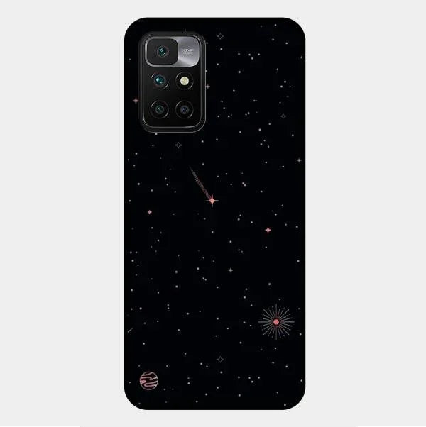 Celestial Design Glossy Metal Case Cover For Xiaomi Redmi 10 Prime