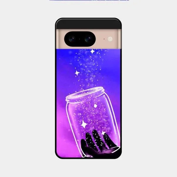 Celestial Design Glossy Metal Case Cover V2 For Google Pixel 8 5G