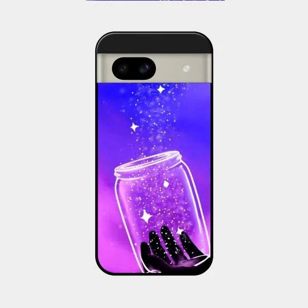 Celestial Design Glossy Metal Case Cover V2 For Google Pixel 8A 5G