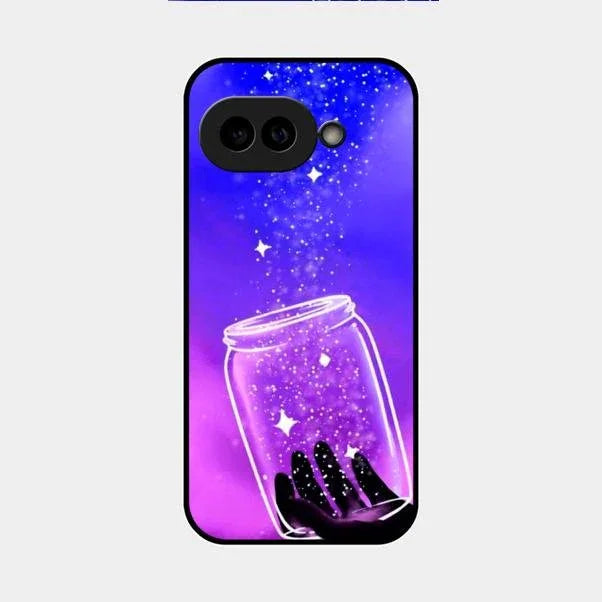 Celestial Design Glossy Metal Case Cover V2 For Google Pixel 9A 5G