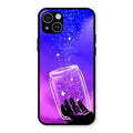 Celestial Design Glossy Metal Case Cover V2 For iPhone 14 Plus