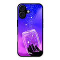 Celestial Design Glossy Metal Case Cover V2 For iPhone 16 Plus