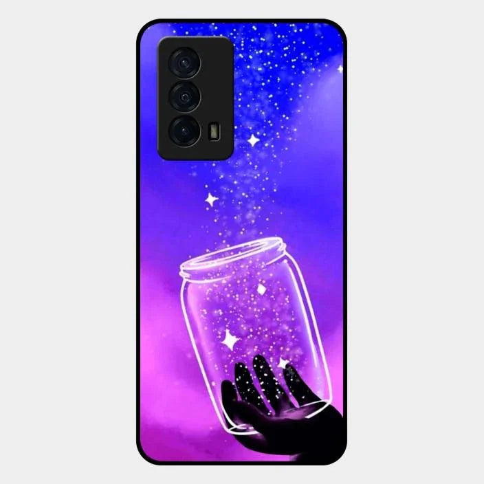 Celestial Design Glossy Metal Case Cover V2 For iQOO Z5 5G